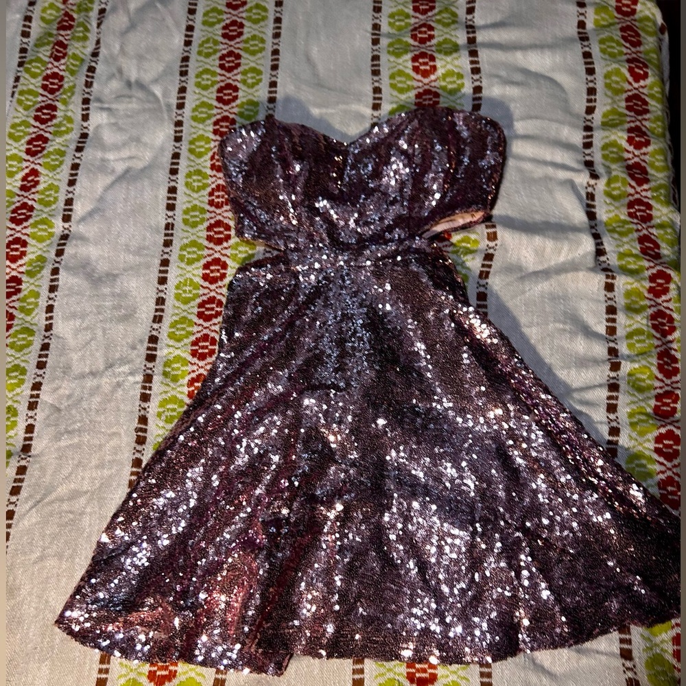 Pink Sequin Dress